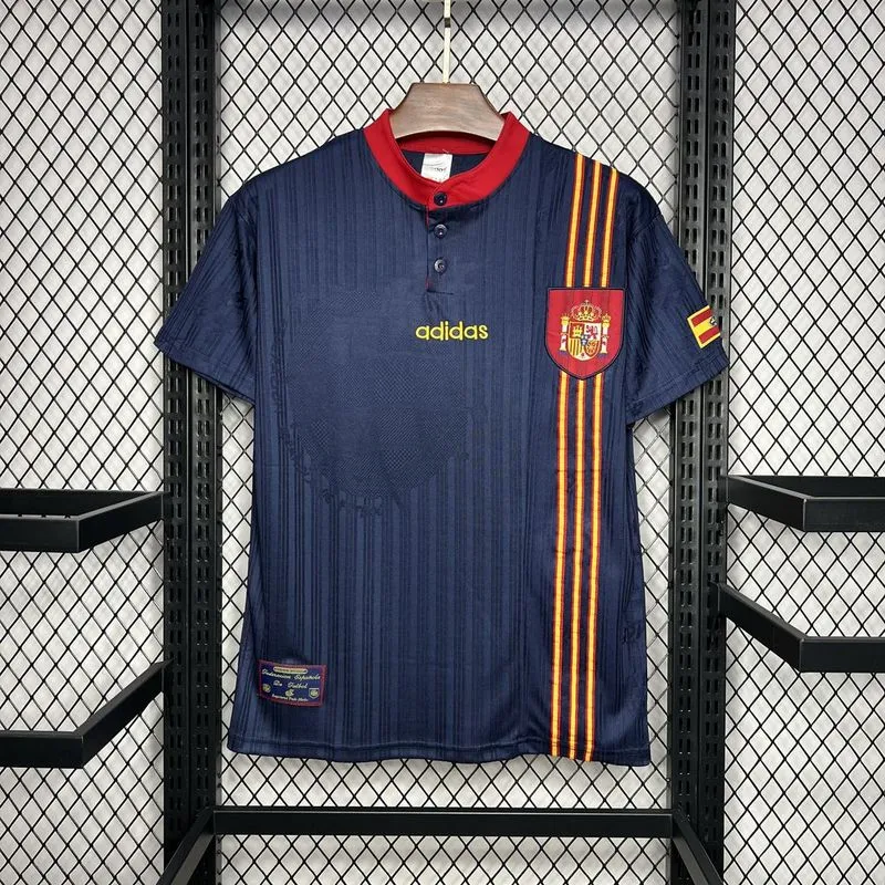 Retro Spain 1996 away Football jersey retro