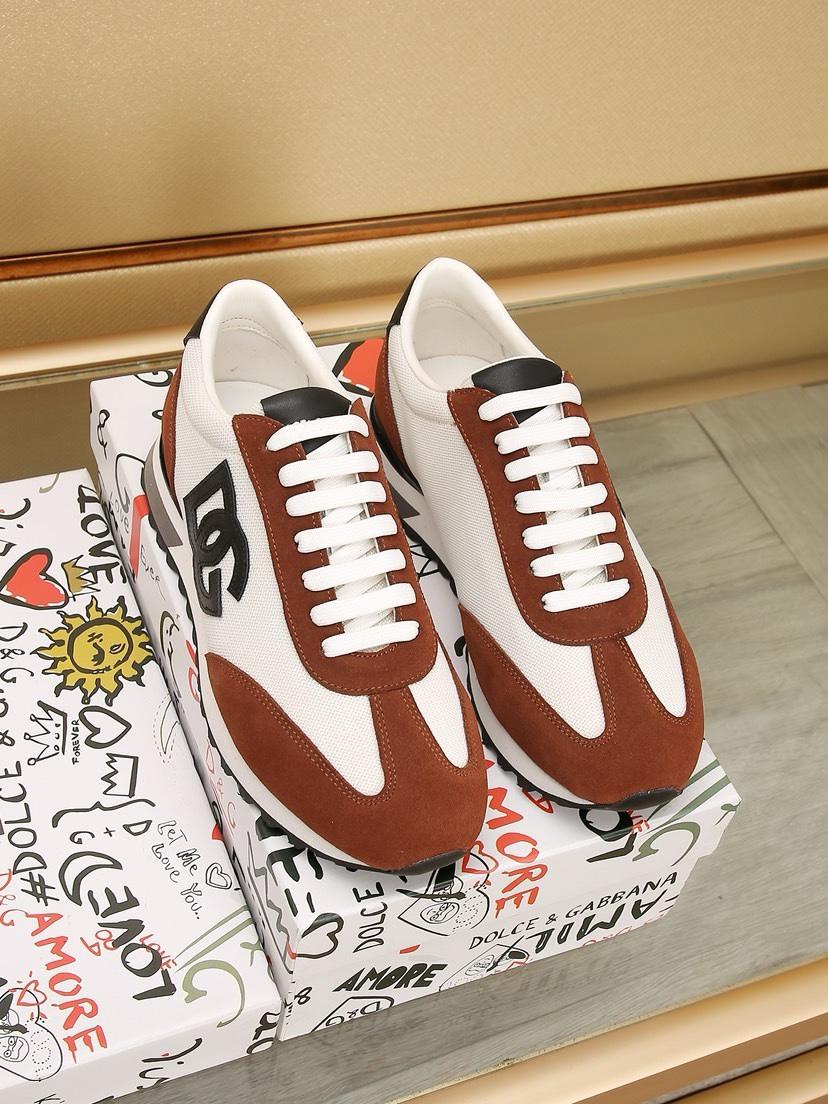 DOLCE & GABBANA Mixed-material DG CUSHION sneakers