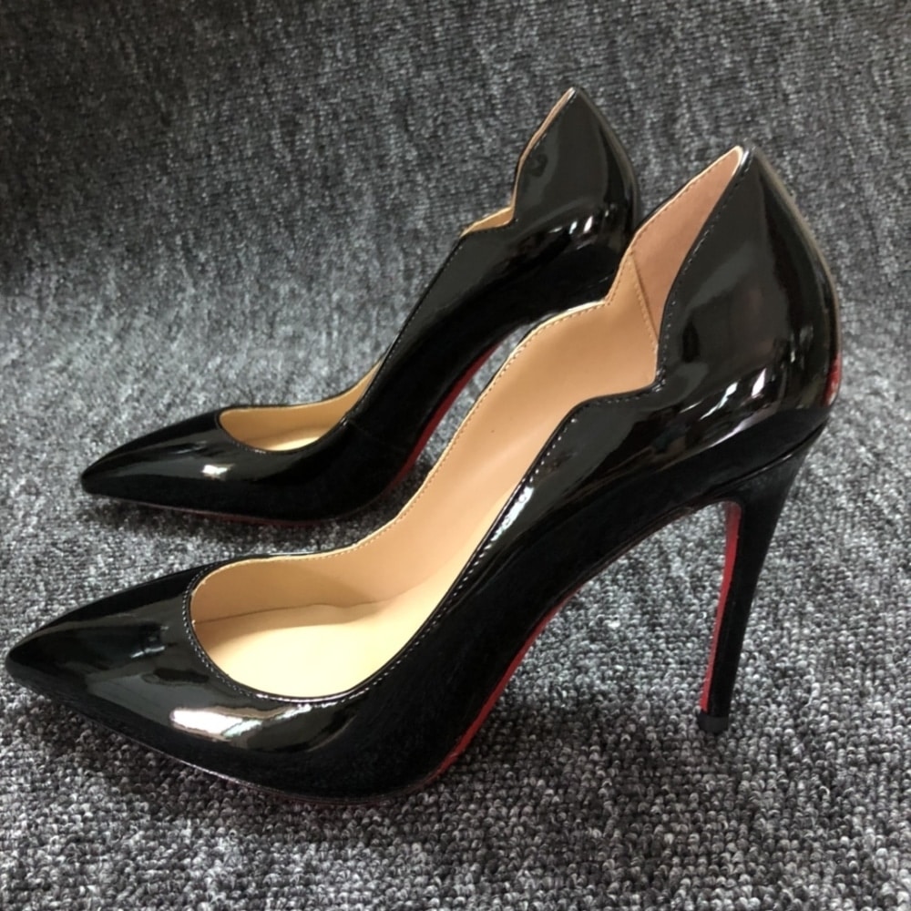 Christian Louboutin Hot Chick Pump Patent Leather Black 1190911BK01