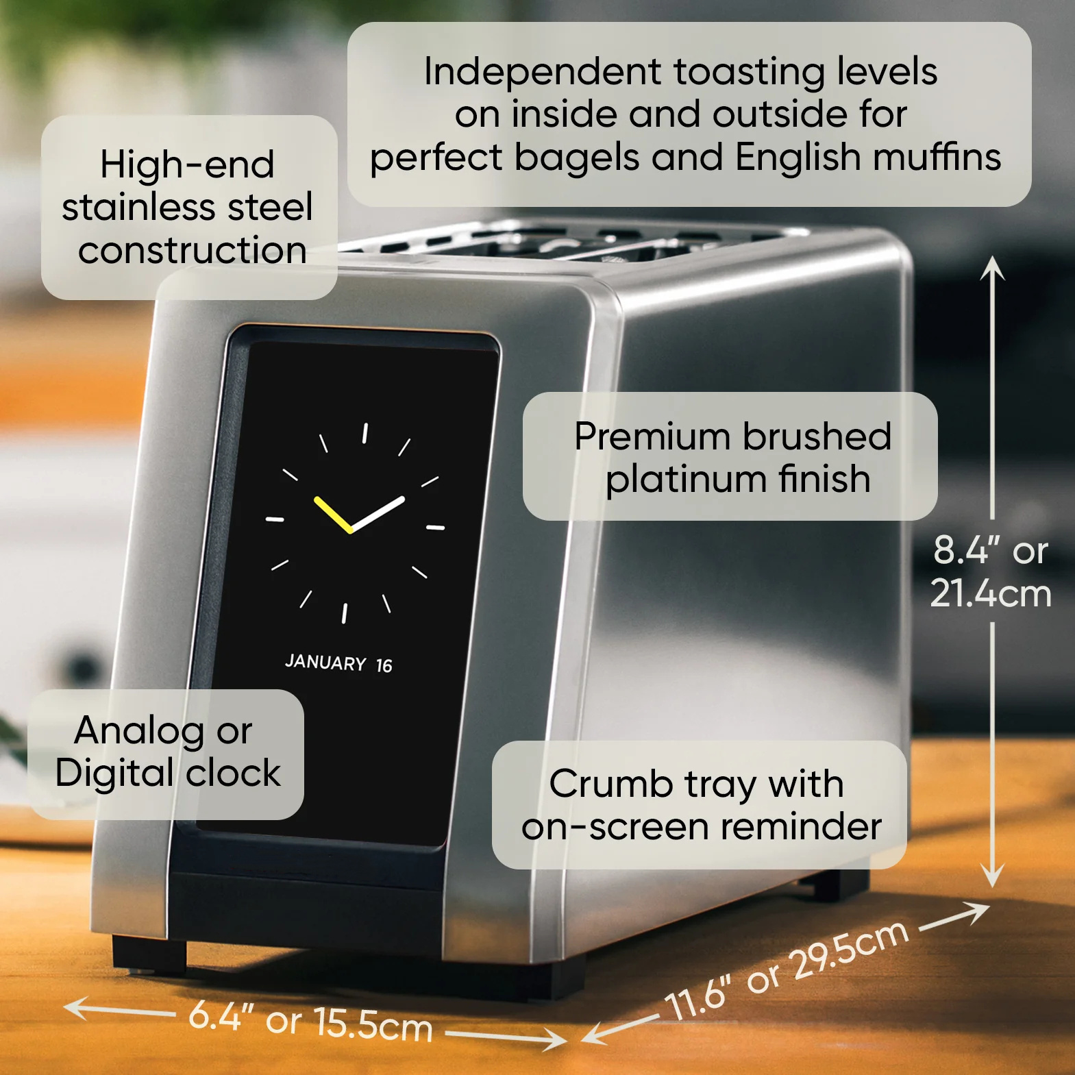 Spring Sale -Buy 2 Get Free Shipping -Smart Toaster