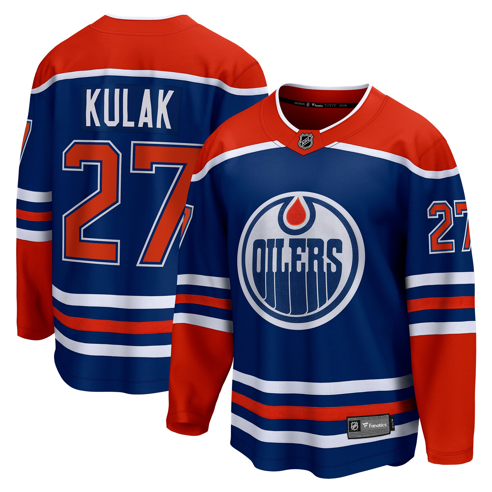 Brett Kulak Edmonton Oilers Fanatics Home Breakaway Player Jersey – Royal