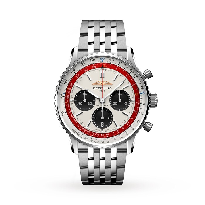 Breitling Navitimer B01 Chronograph 43 Boeing 747 Limited Edition Boutique Exclusive Stainless Steel Bracelet AB01383B1G1A1