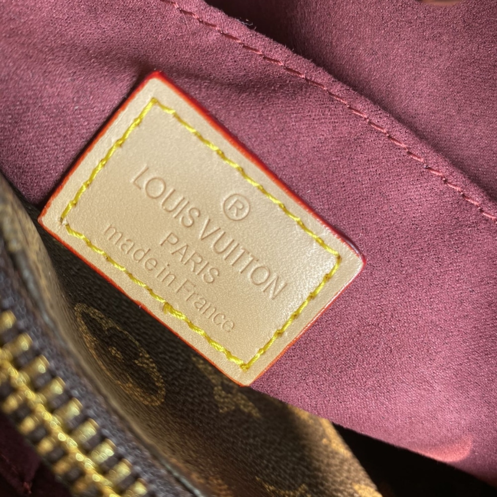 Louis Vuitton Montaigne BB Monogram Coated Canvas Brown 29Cm M41055