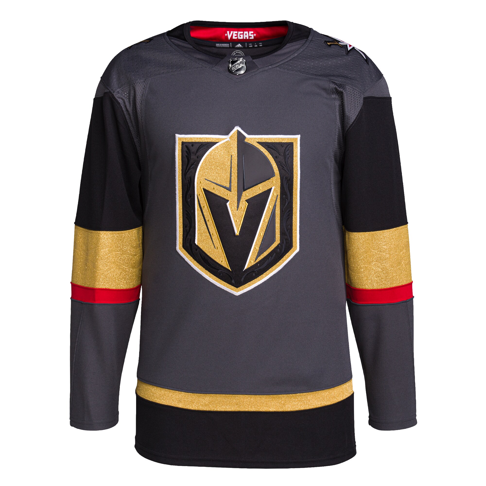Vegas Golden Knights adidas Alternate Authentic Jersey – Gray