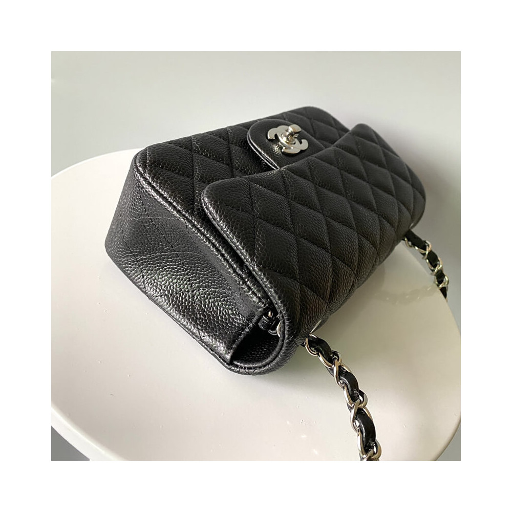 Chanel Caviar Quilted Mini Flap Bag 20cm