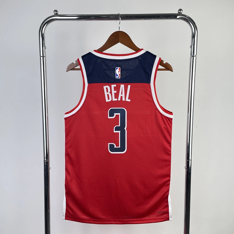 2023 NBA Washington Wizards 3 BEAL Basketball Jersey