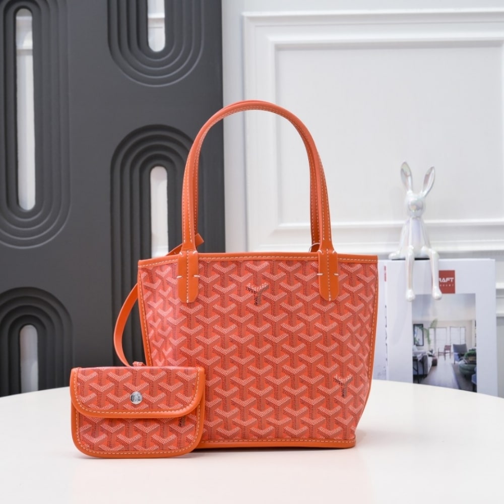 GOYARD ANJOU MINI BAG ORANGE 21CM
