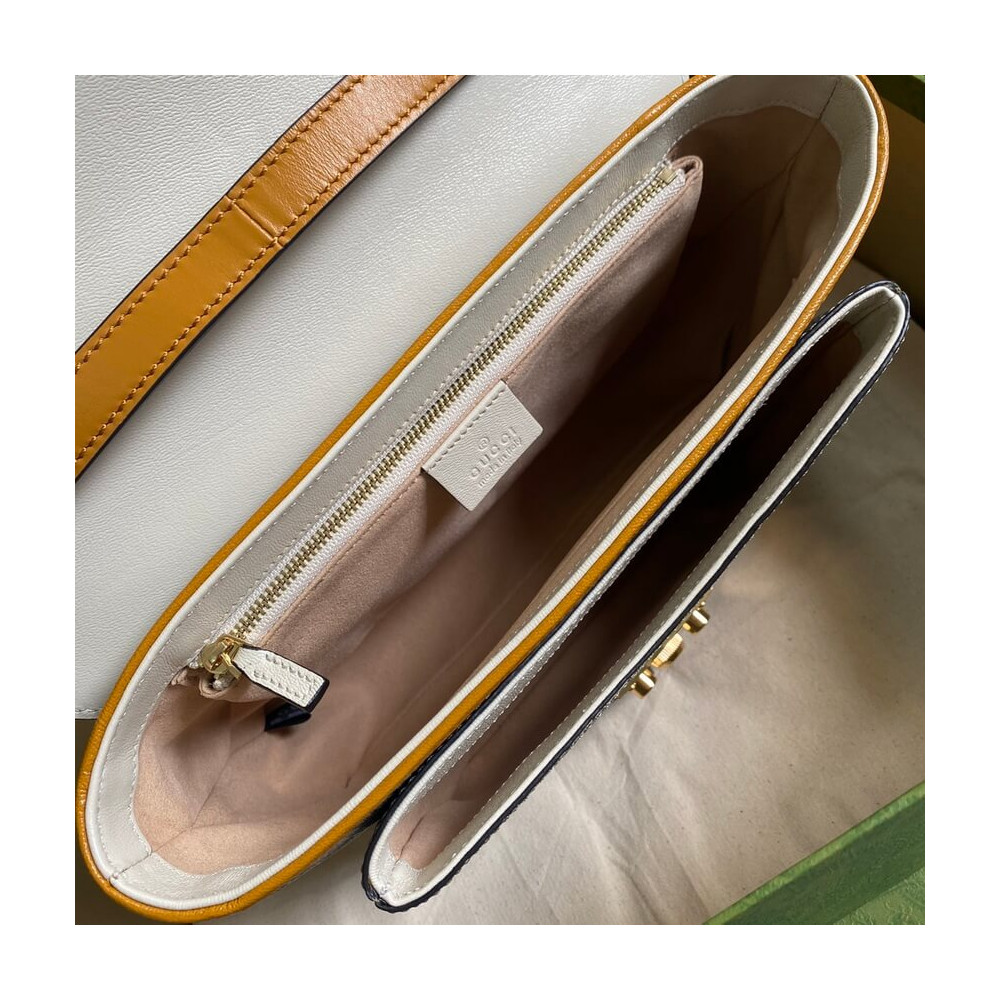 Gucci Padlock Small Shoulder Bag White