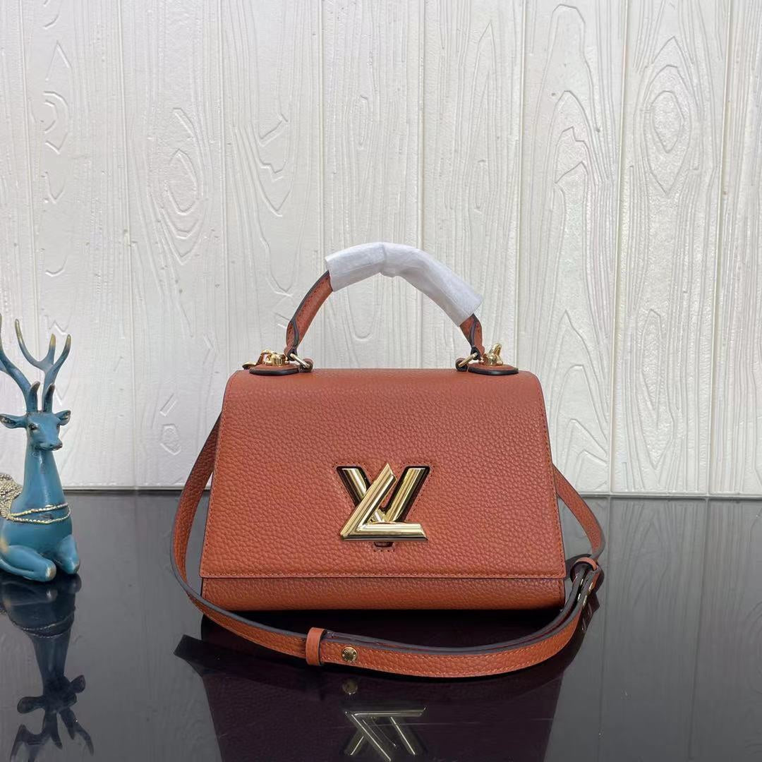Louis Vuitton Twist One Handle Pm 25Cm Brown