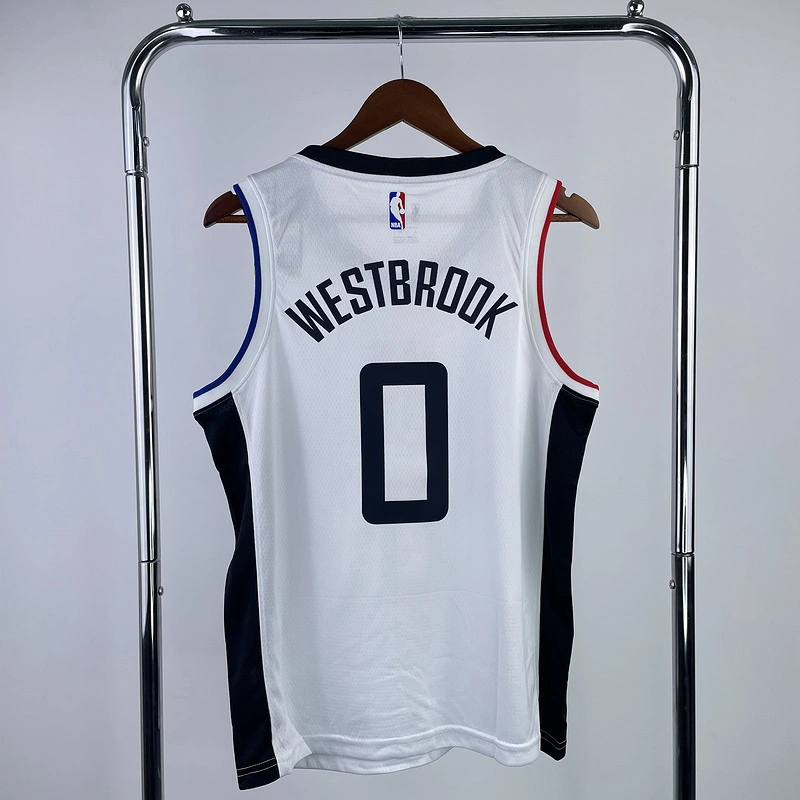 2021 NBA LA Clippers (0 WESTBROOK) Basketball Jersey