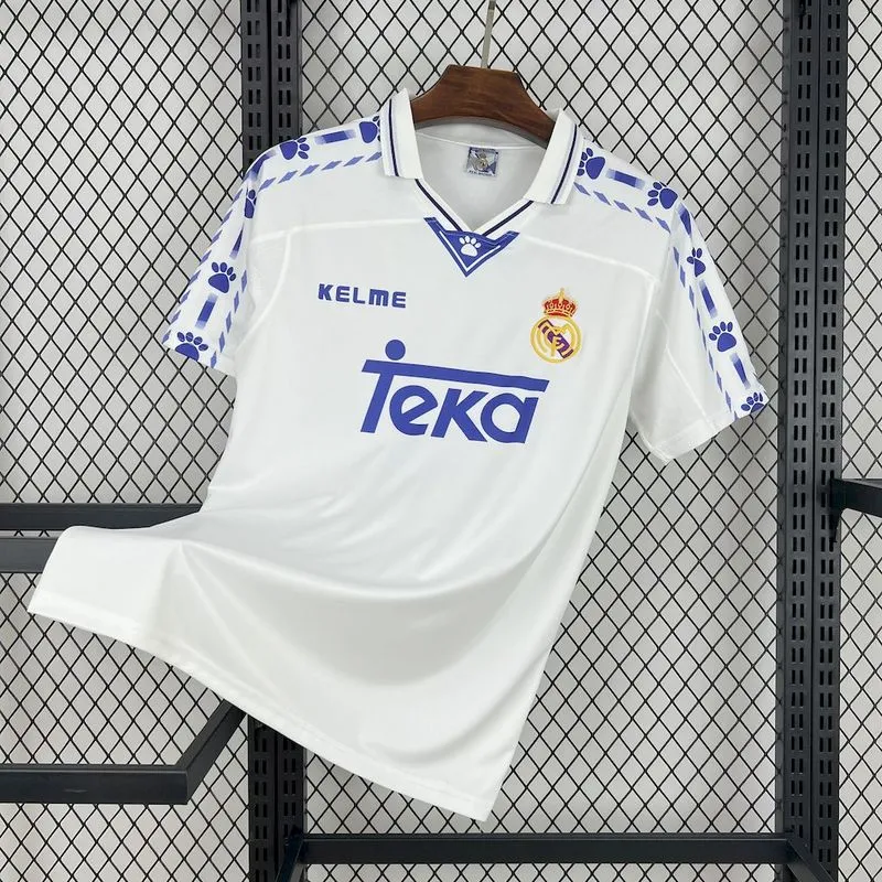 Retro 1996-97 Real Madrid home Football jersey retro