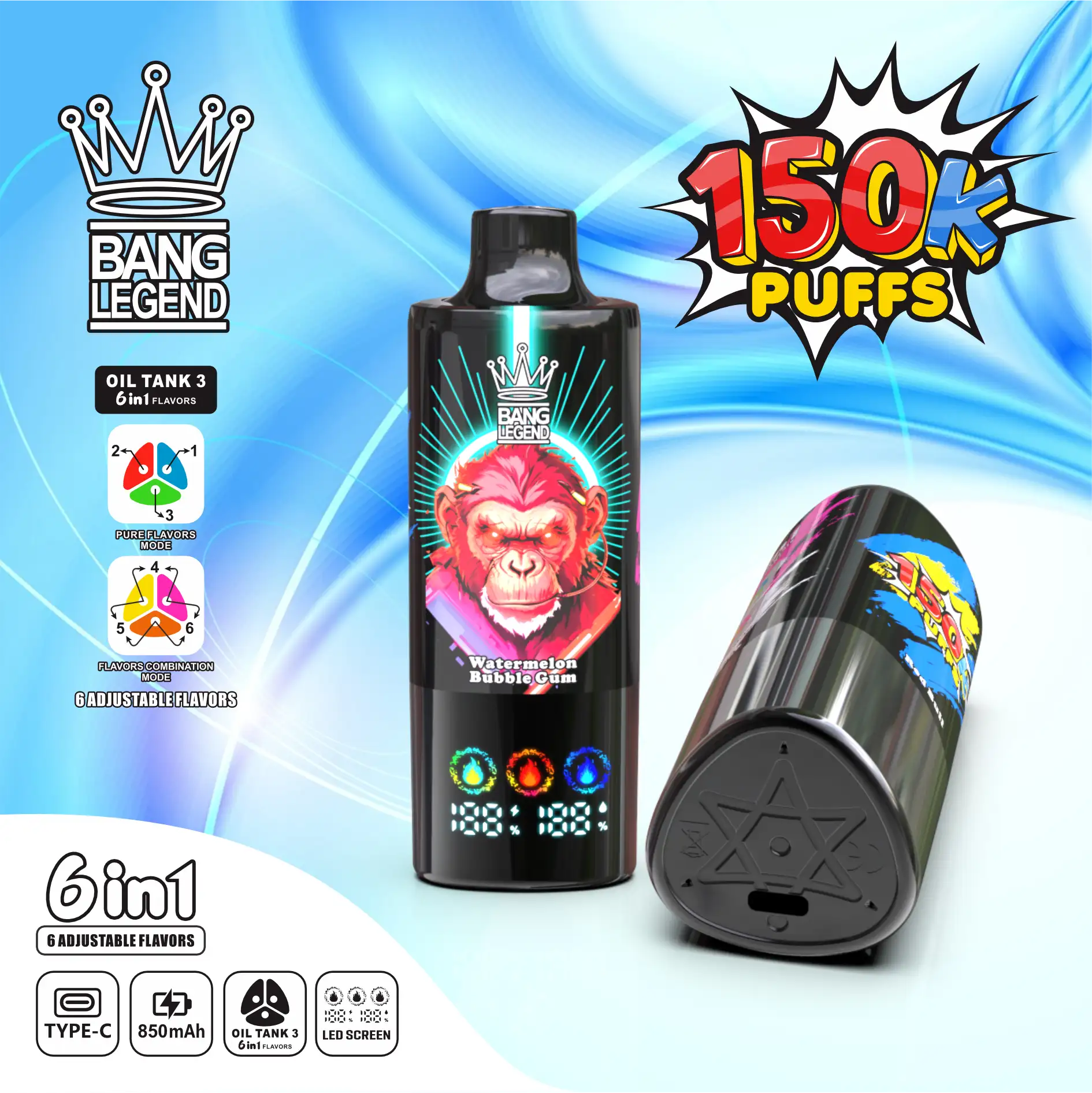 Bang Legend 150K Disposable Vape