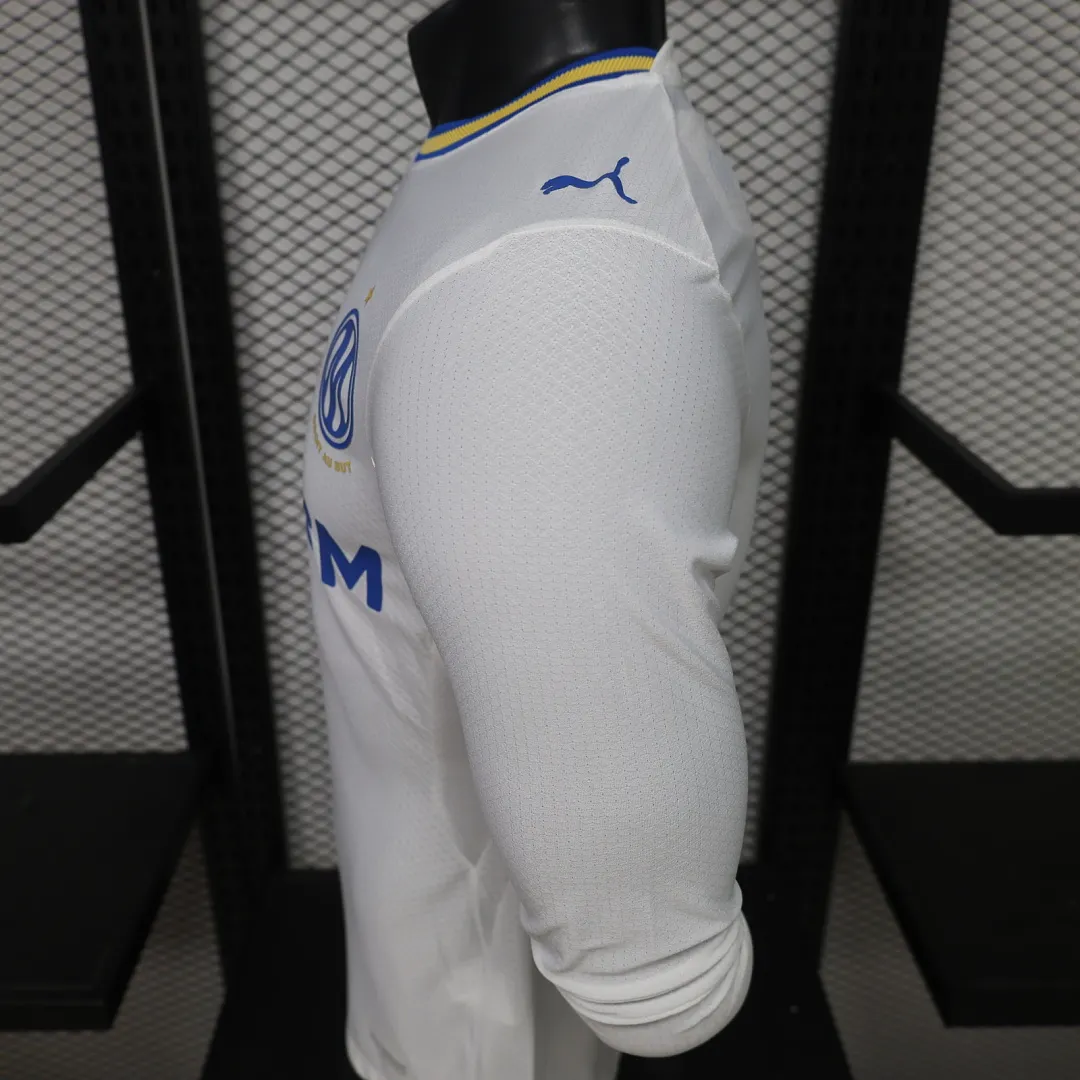 2026/27 Ligue 1 Marseille Team Home Football Jersey Player Version Long Sleeves - JerseyFun