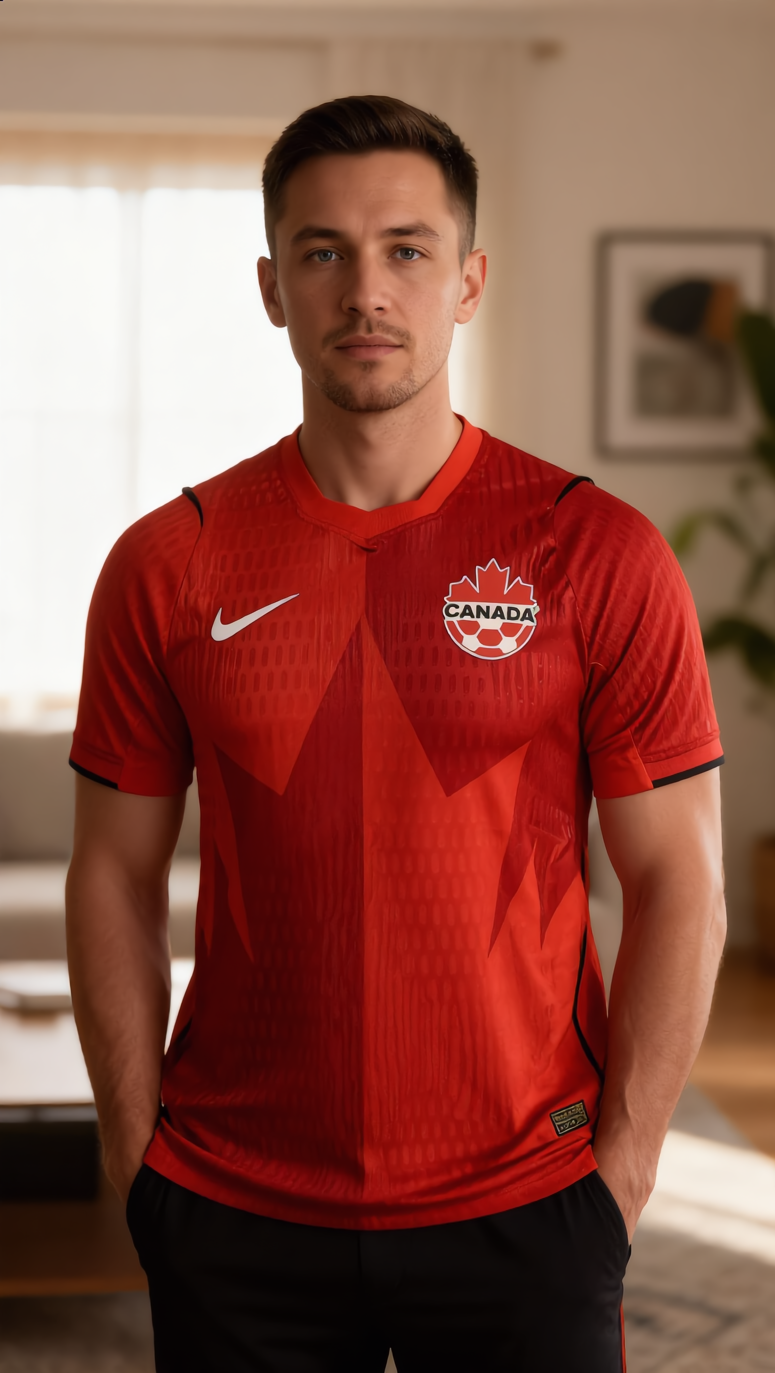 World Cup 2026 Canada Team Home Football Jersey Player Version - JerseyFun