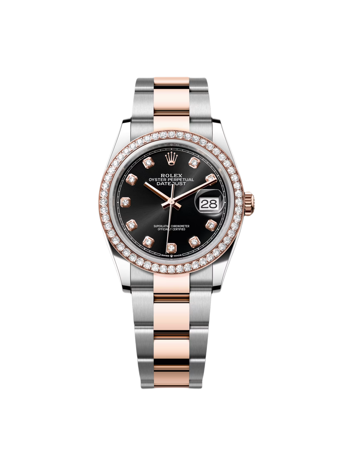 Rolex  Datejust 36mm 126281 Black Dial Jubilee Bracelet