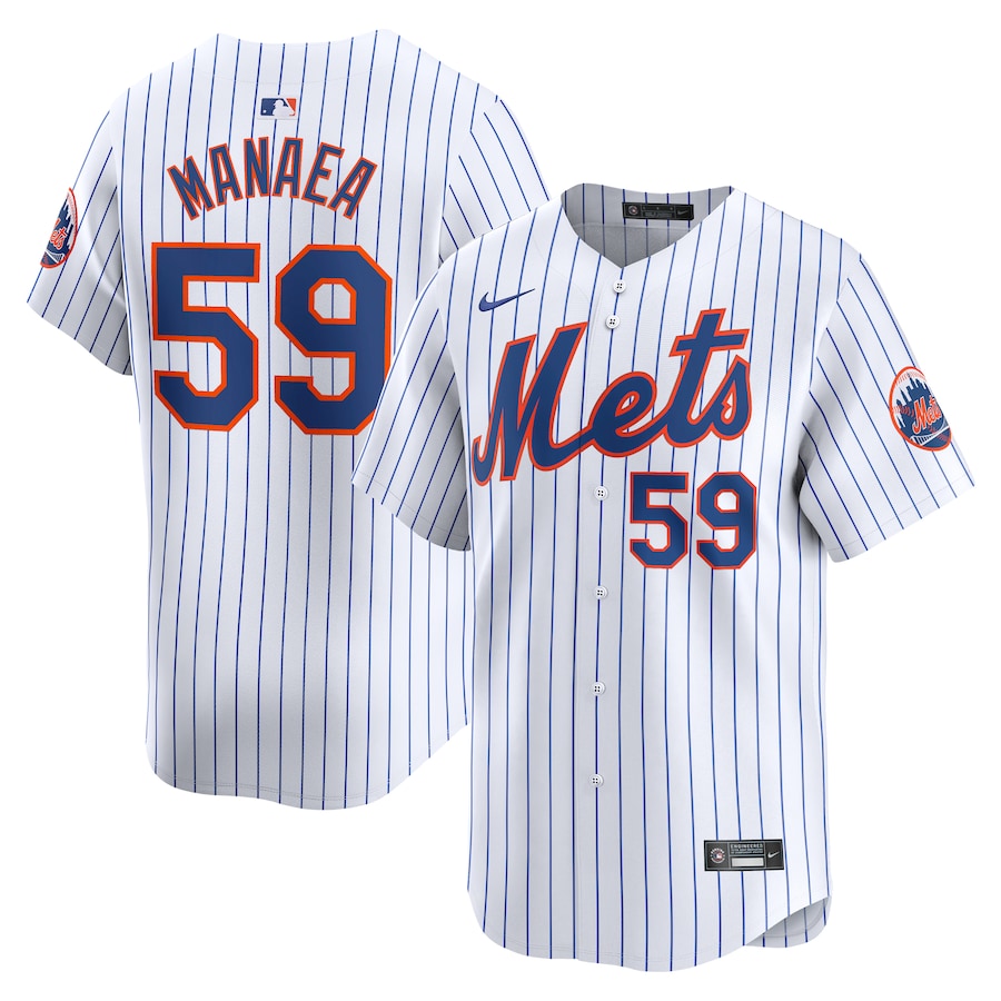 Sean Manaea New York Mets Home Limited Player Jersey  White