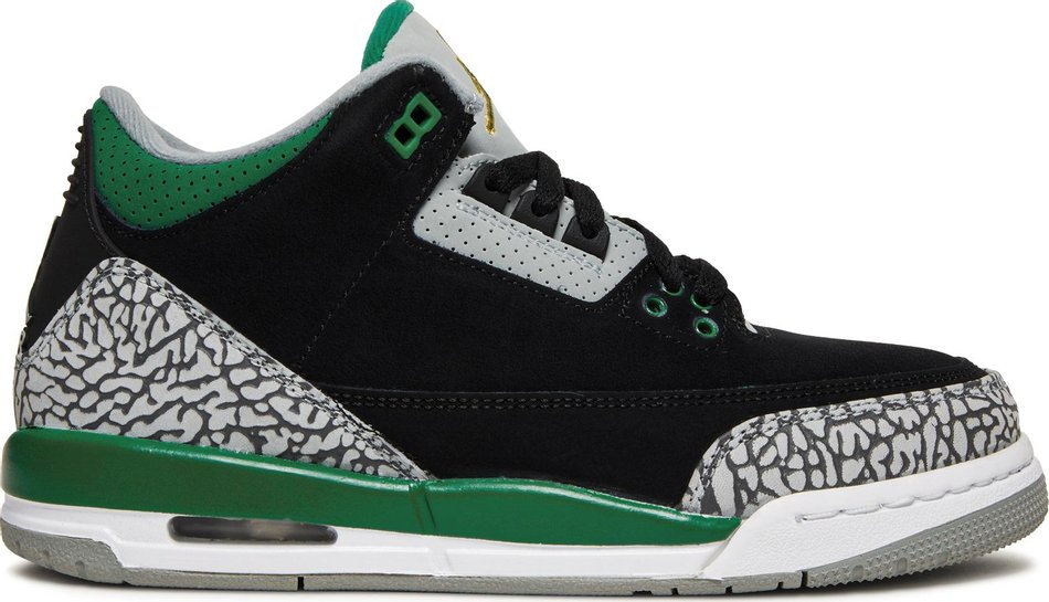 Air Jordan 3 Retro GS Pine Green 398614-030
