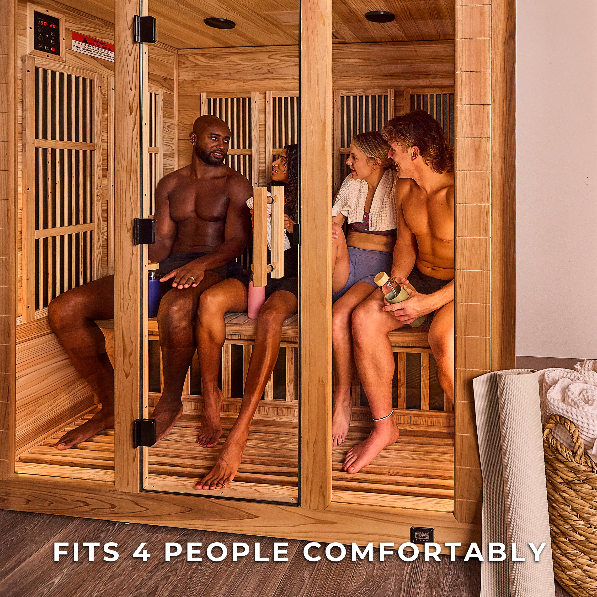 Rylan Indoor Infrared Sauna �?4 Person