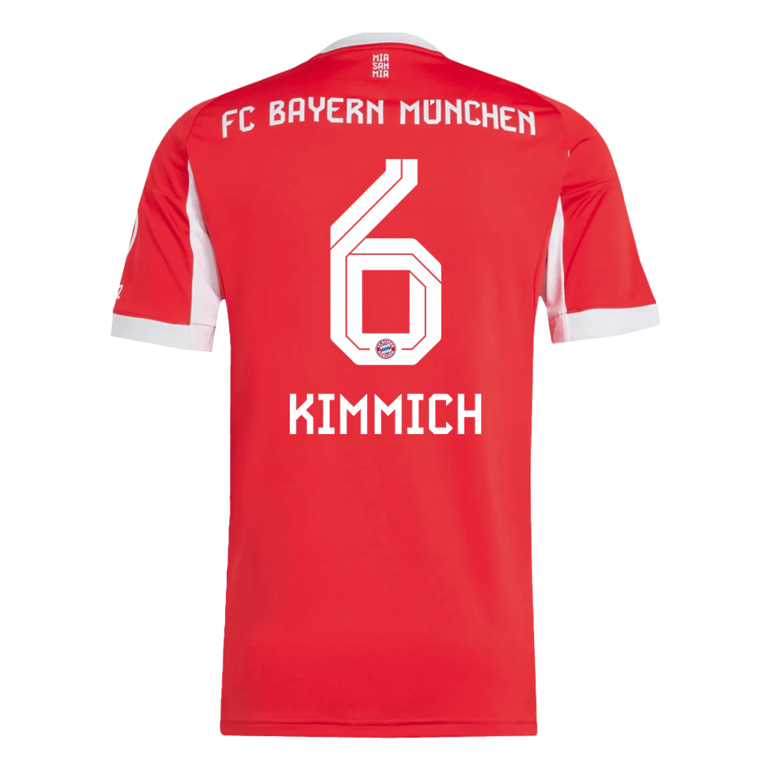 KIMMICH #6 Bayern Munich Home Soccer Jersey 2025/26