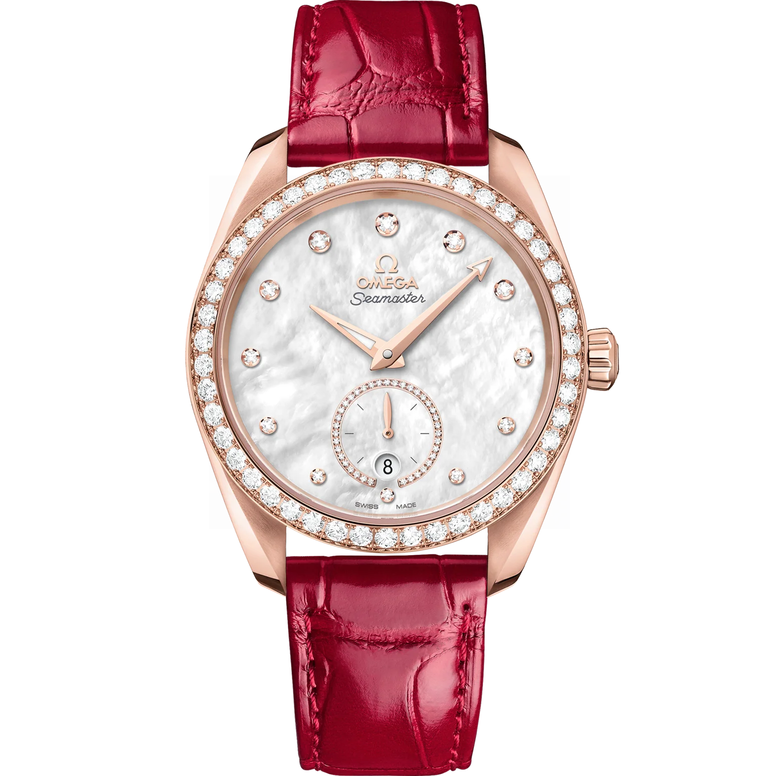 Omega Seamaster Aqua Terra 150M 38 mm White Dial Sedna™ 18k Rose Gold Strap 220.58.38.20.55.002