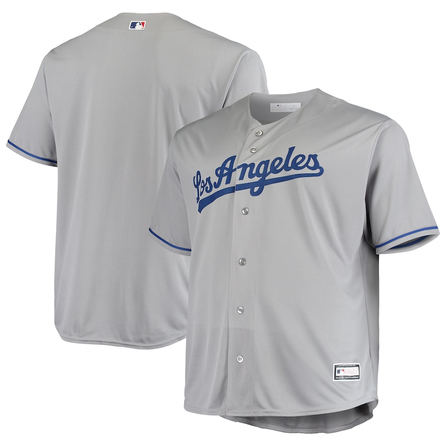 Los Angeles Dodgers Big&Tall Team Jersey Gray