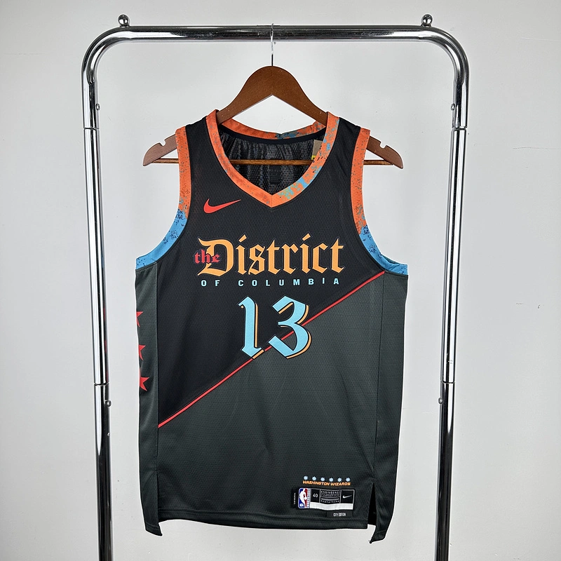 2024 NBA Washington Wizards 13 POOLE Basketball Jersey