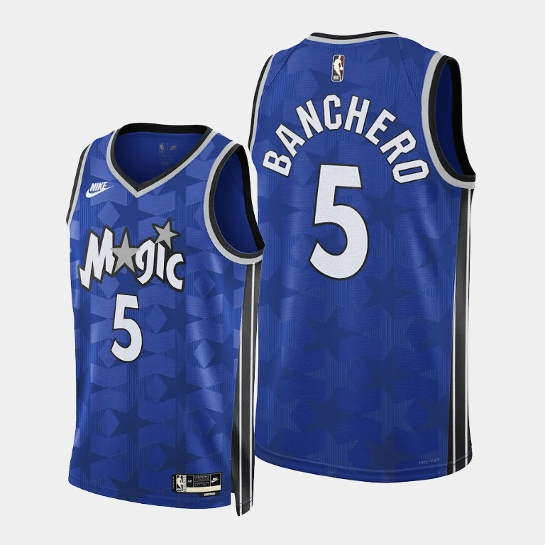 Paolo Banchero Blue Orlando Magic2023-2024 season Jersey