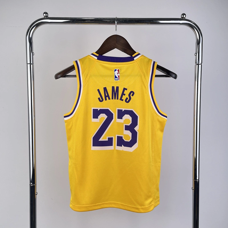 Kids 2023 NBA Lakers 23 JAMES Basketball Jersey
