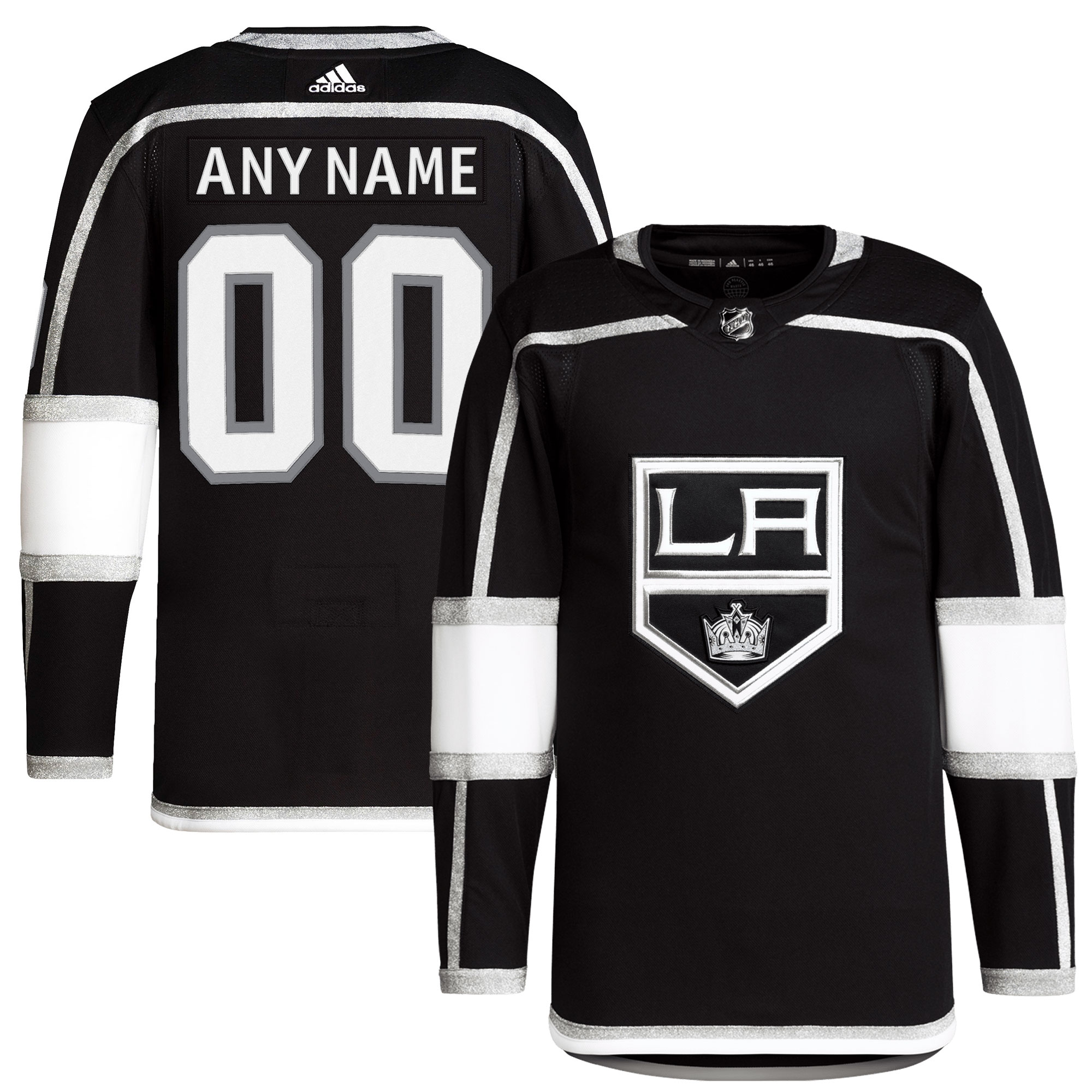 Los Angeles Kings adidas  Home  Primegreen Authentic Custom Jersey – Black