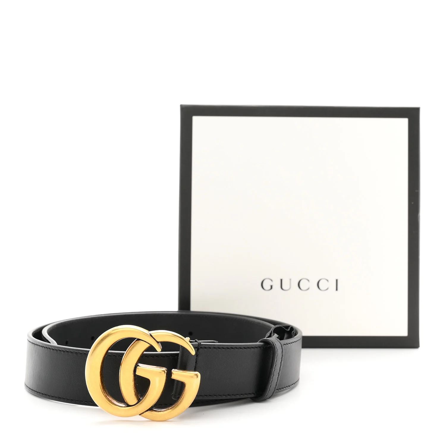Calfskin Double G 30mm Belt 85 34 Black