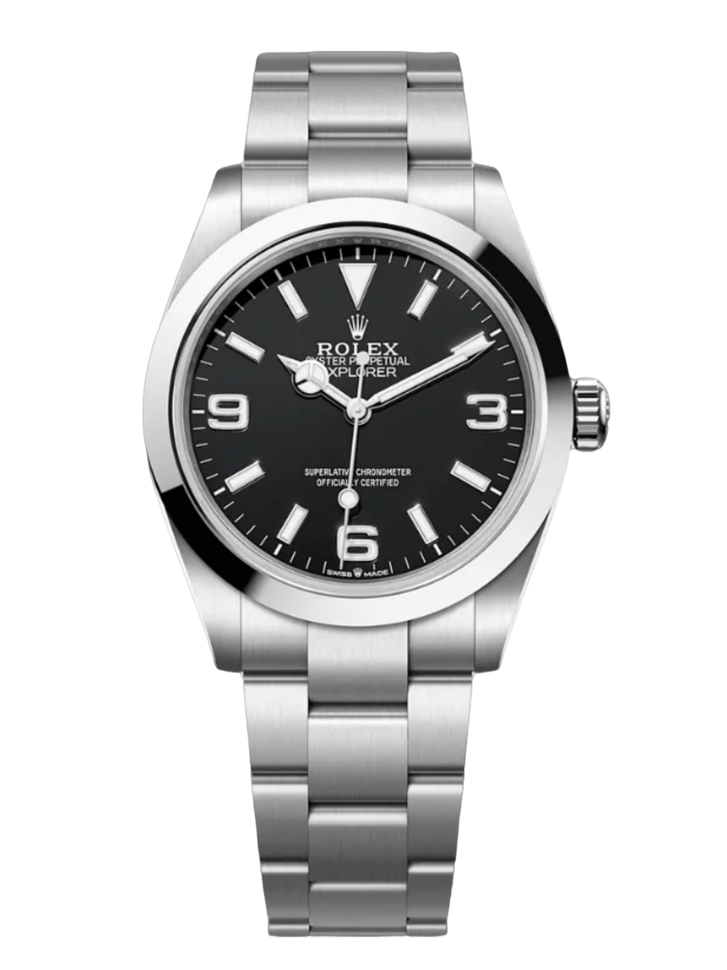 【Super Clone】Rolex Explorer 224270 Stainless Steel Black Dial 40MM
