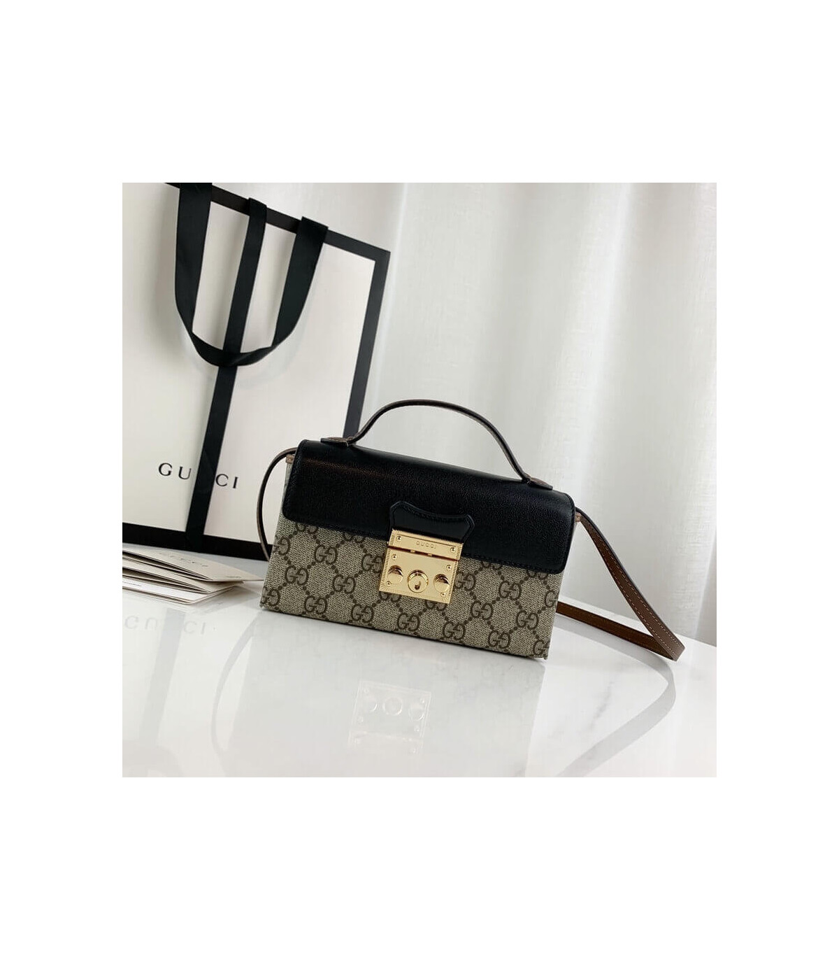 Gucci Padlock Mini Bag Black