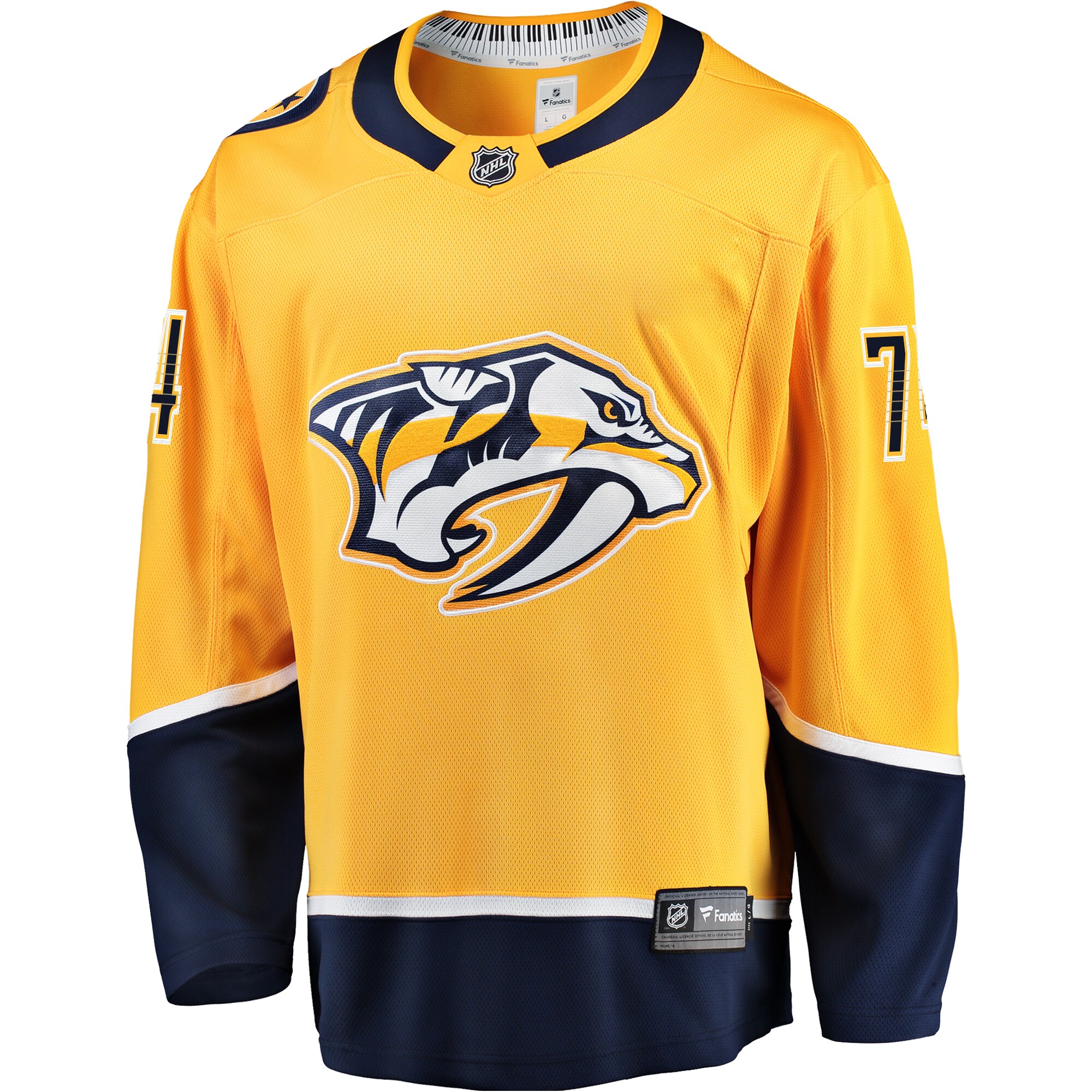 Juuse Saros Nashville Predators Fanatics Breakaway Player Jersey – Gold