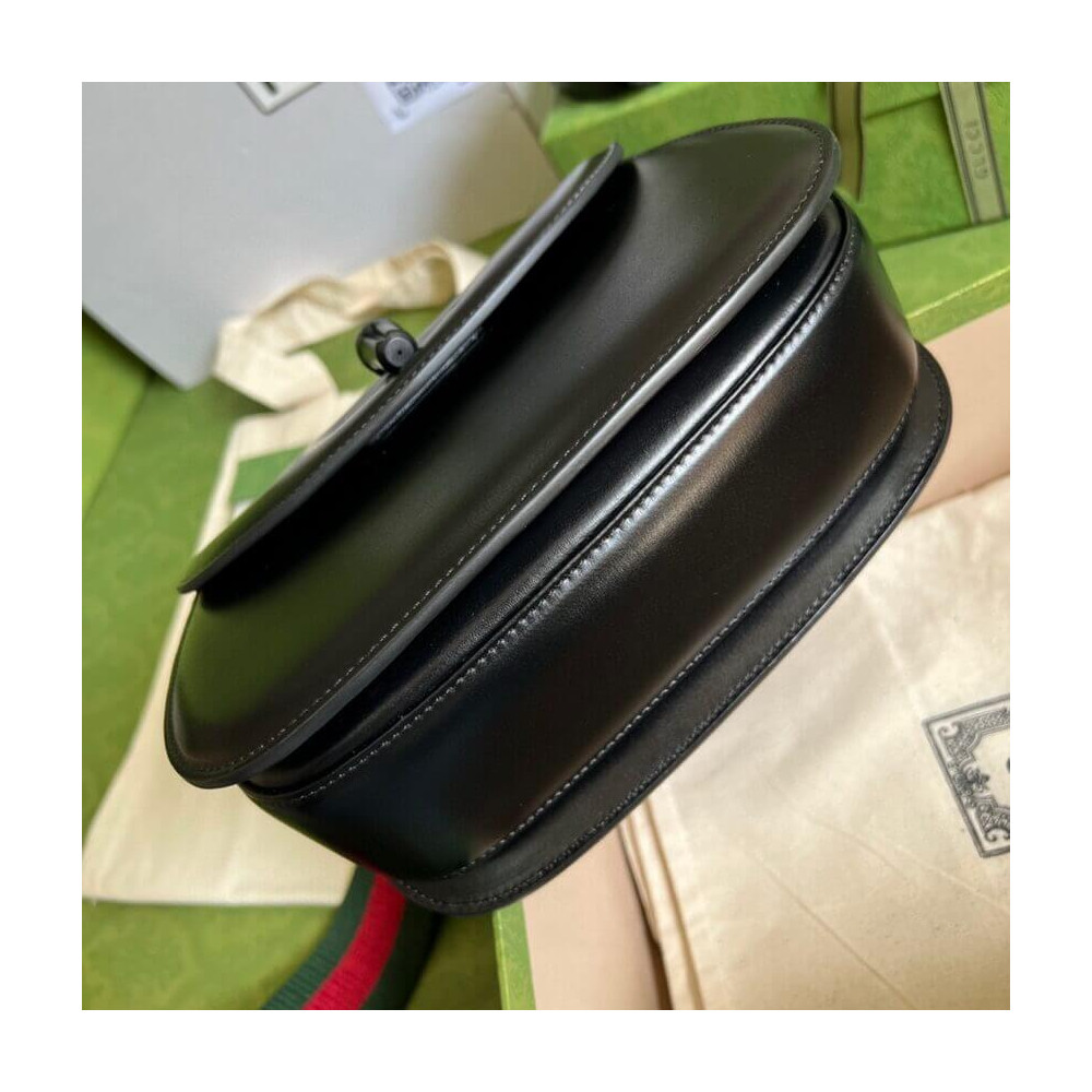 Gucci Small Top Handle Bag with Bamboo Black