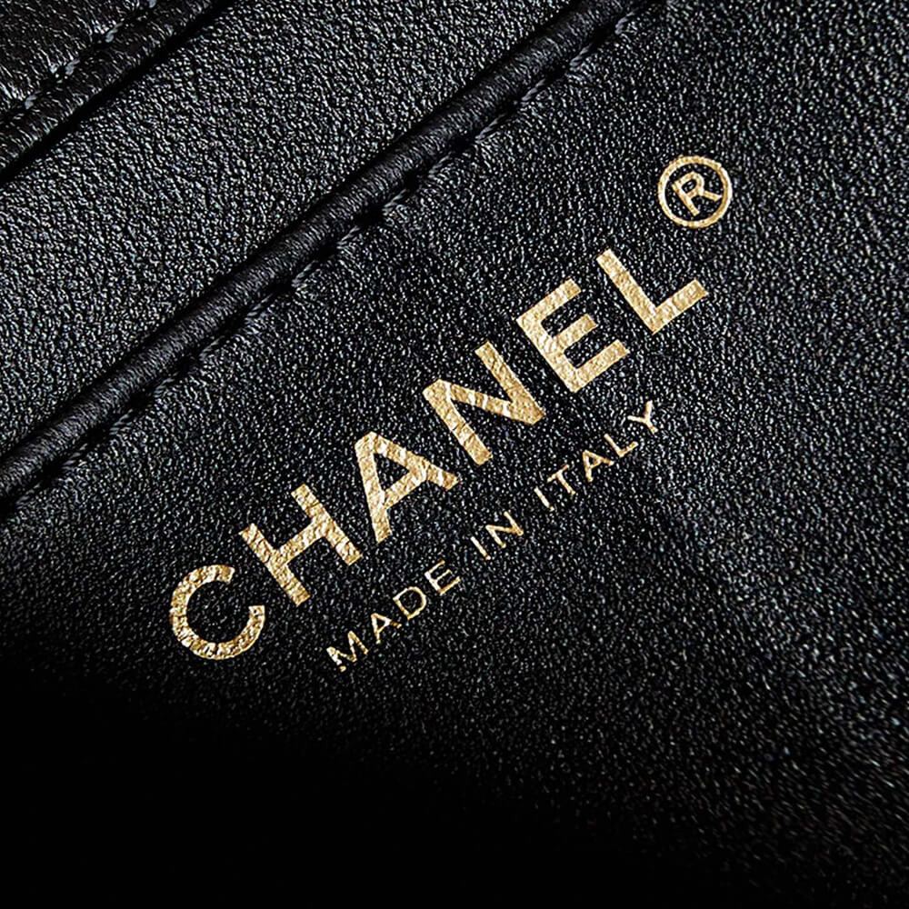 Chanel Mini Flap Bag with Pearl Top Handle Chain