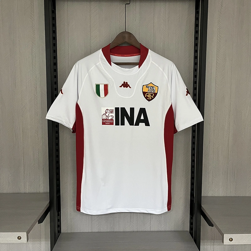 Retro 2001-02 AS Roma Away Football jersey retro