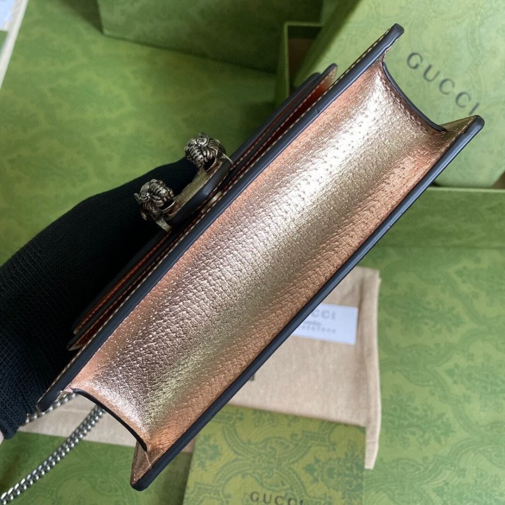 Gucci Dionysus Super Mini Bag in Rose Gold