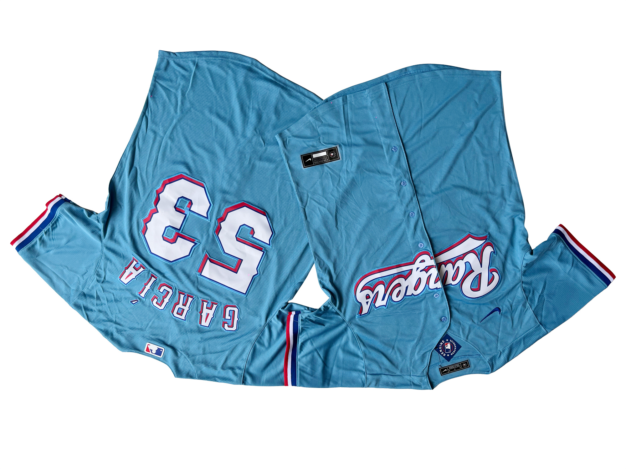 Men's Texas Rangers 53# Adolis Garcia Player Jersey