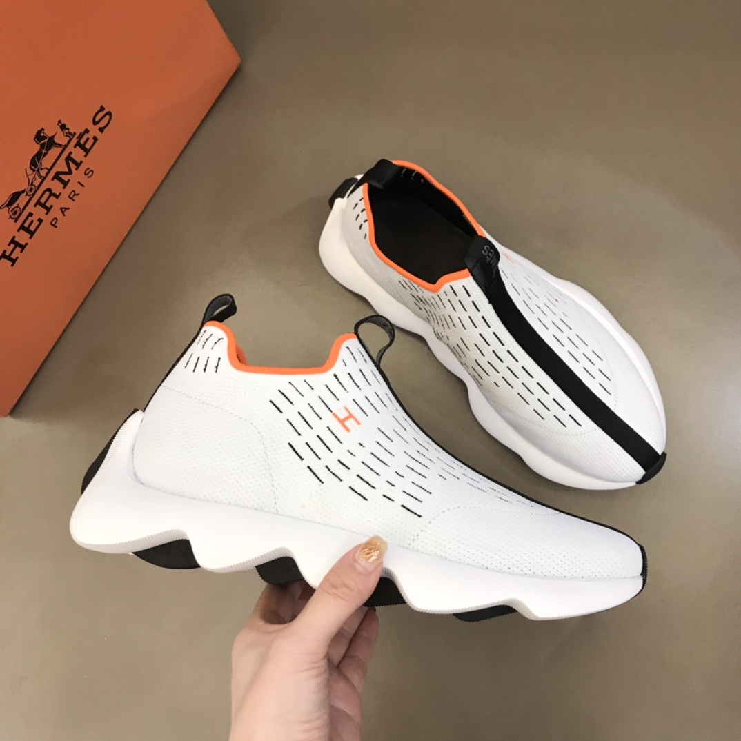 HERMES ECLAIR SNEAKER WHITE
