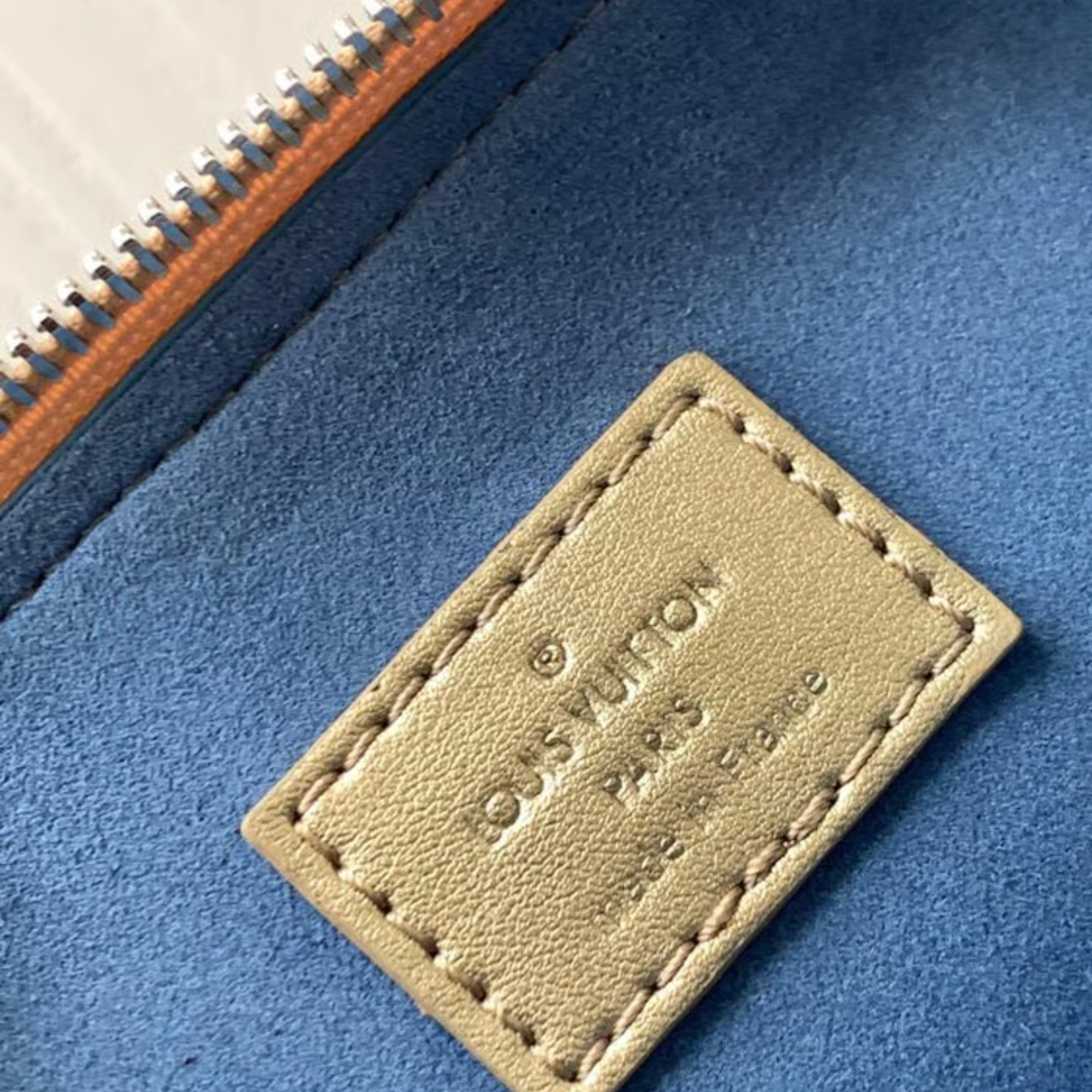 Louis Vuitton Lambskin Embossed Monogram Coussin PM Gold