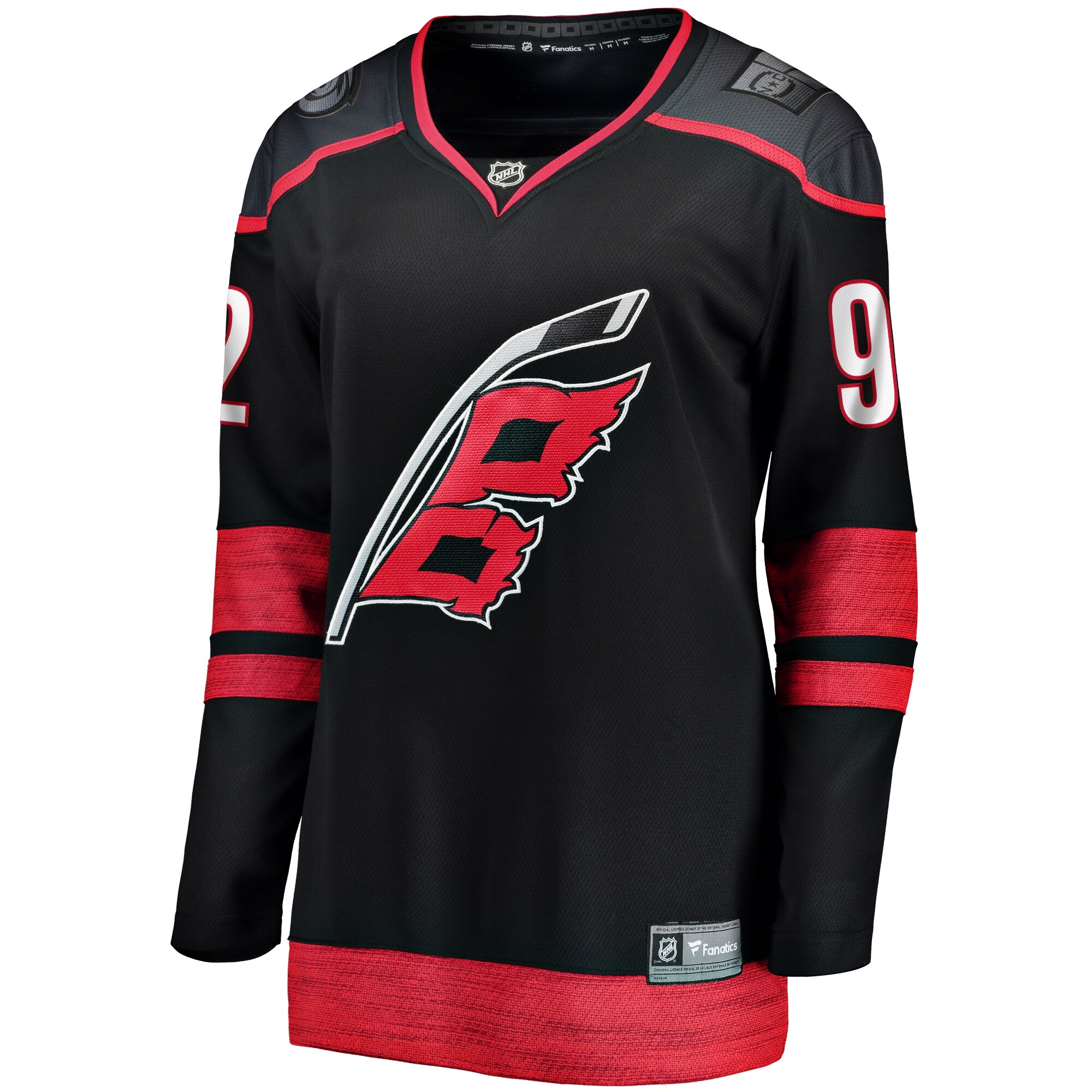Evgeny Kuznetsov Carolina Hurricanes Fanatics Women’s Home Breakaway Jersey – Black