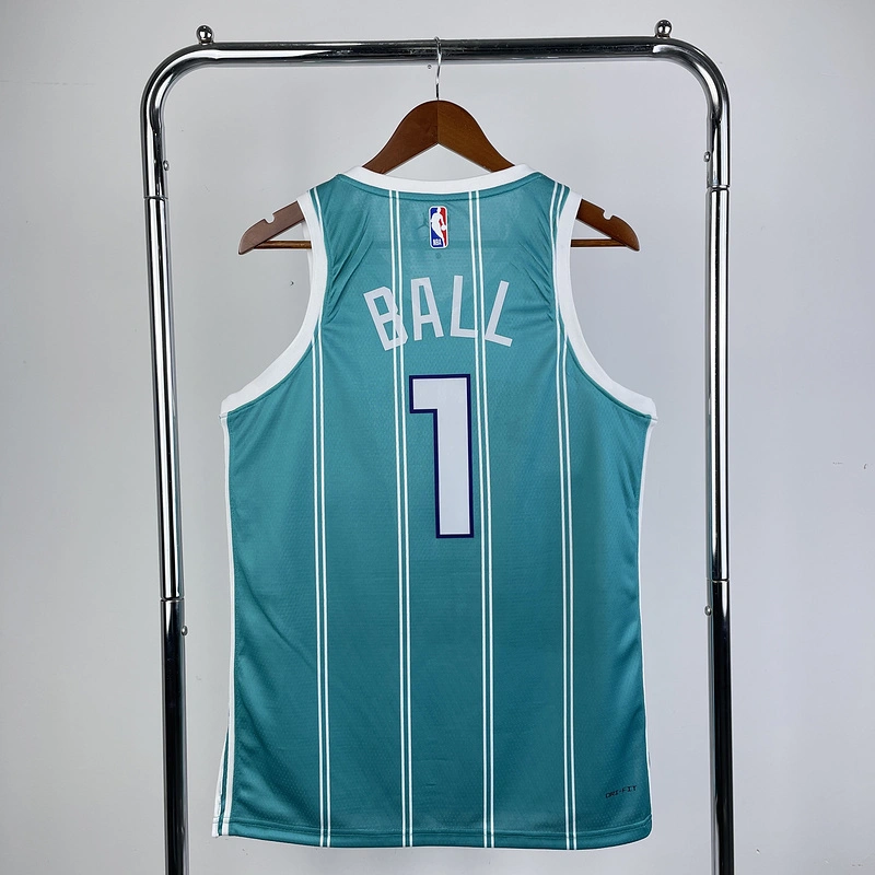 2023 NBA Charlotte Hornets (1 BALL) Basketball Jersey