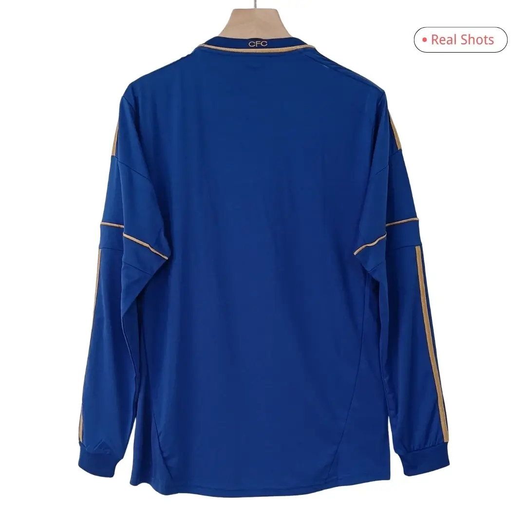 HAZARD #17 Chelsea 2012/13 Home Retro Long Sleeve Jersey