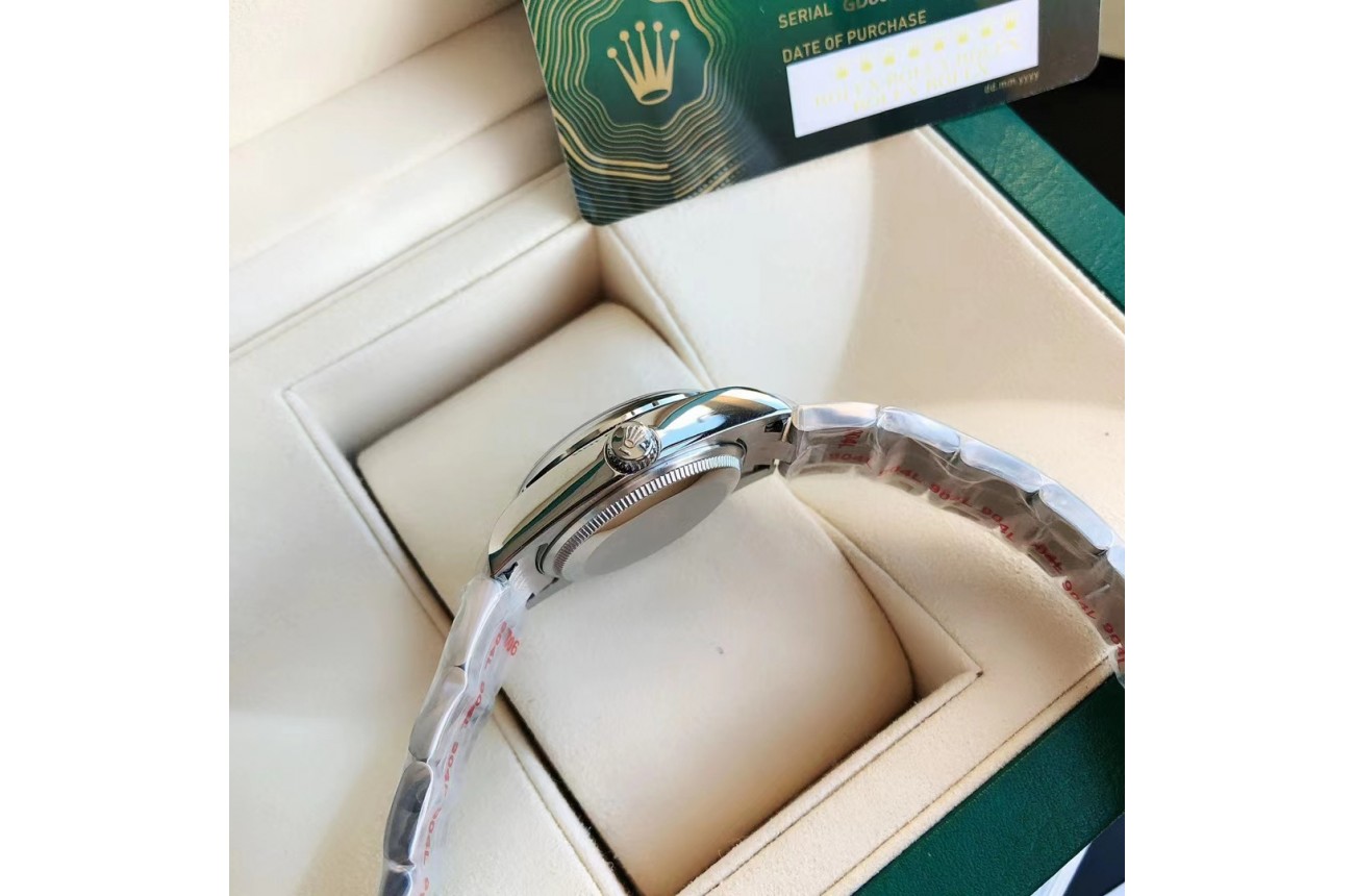 Rolex Oyster Perpetual 31/41mm SS/SS Black/Stk