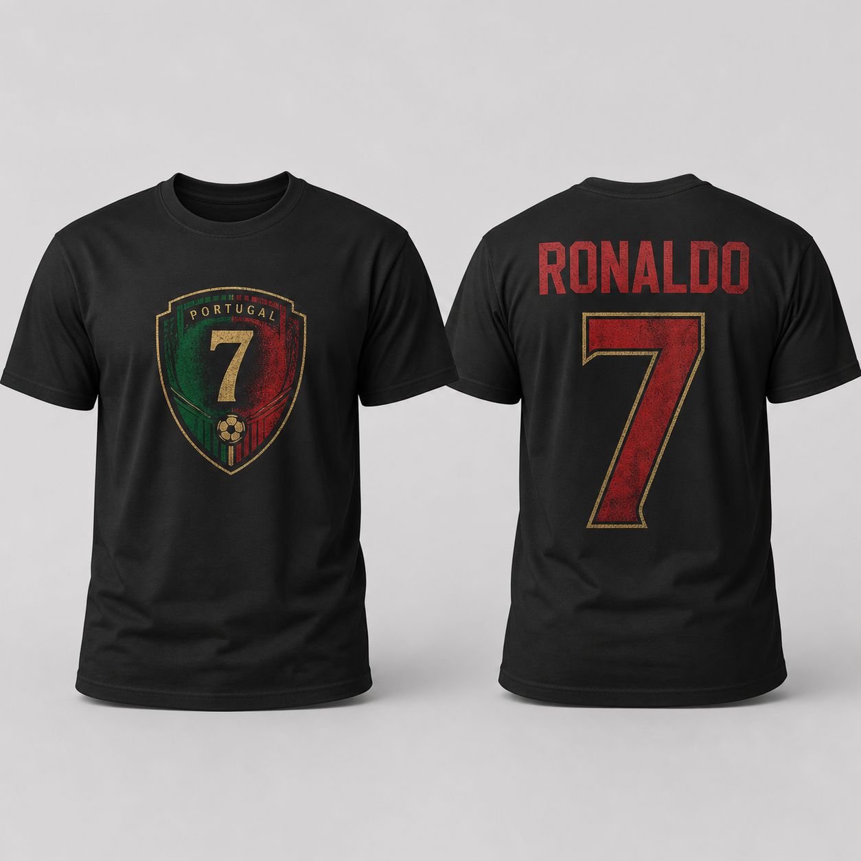 Cristiano Ronaldo Number Pure Cotton T-Shirt – Limited-Time Offer