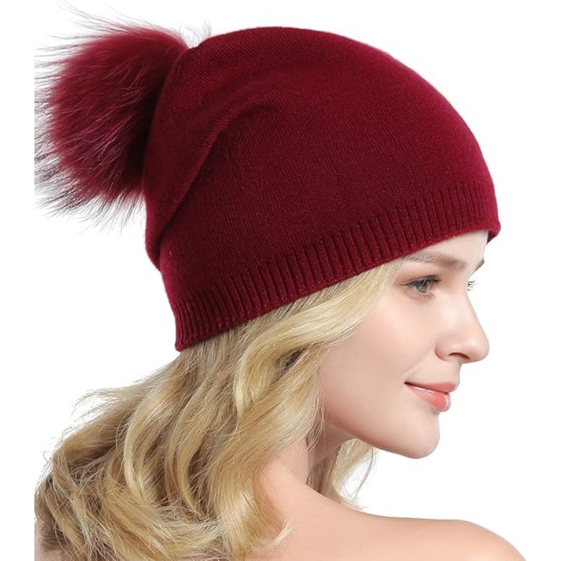 Women Knit Wool Beanie