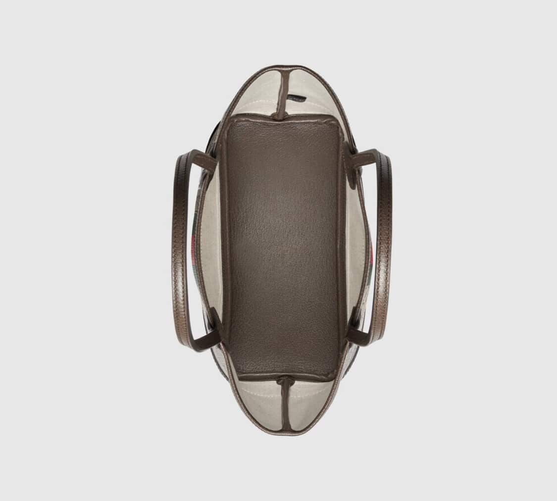 Gucci Ophidia Small Tote Bag Beige And Ebony Gg 25cm 726762 2aaay 9151