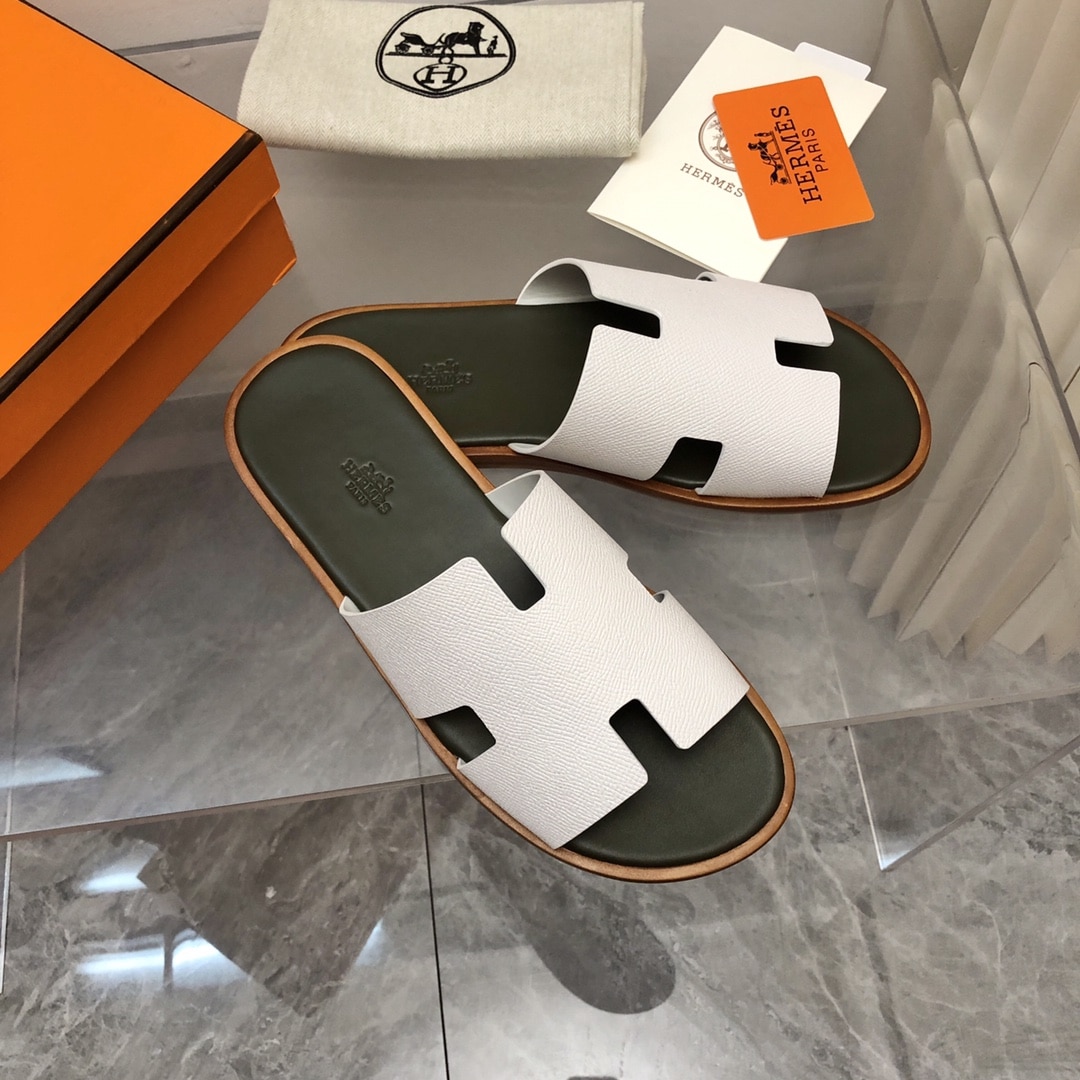 Hermes Izmir Sandal Beige Glaise