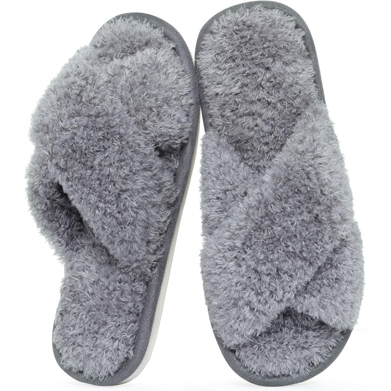 Women's Fuzzy Slippers