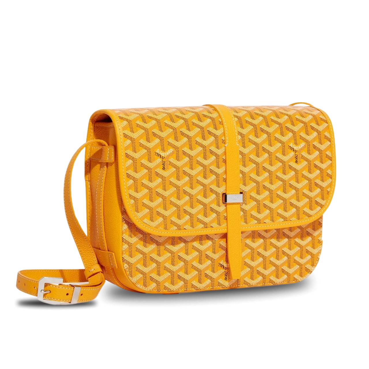 Goyard Belvedere Mm Bag 28Cm Yellow Canvas